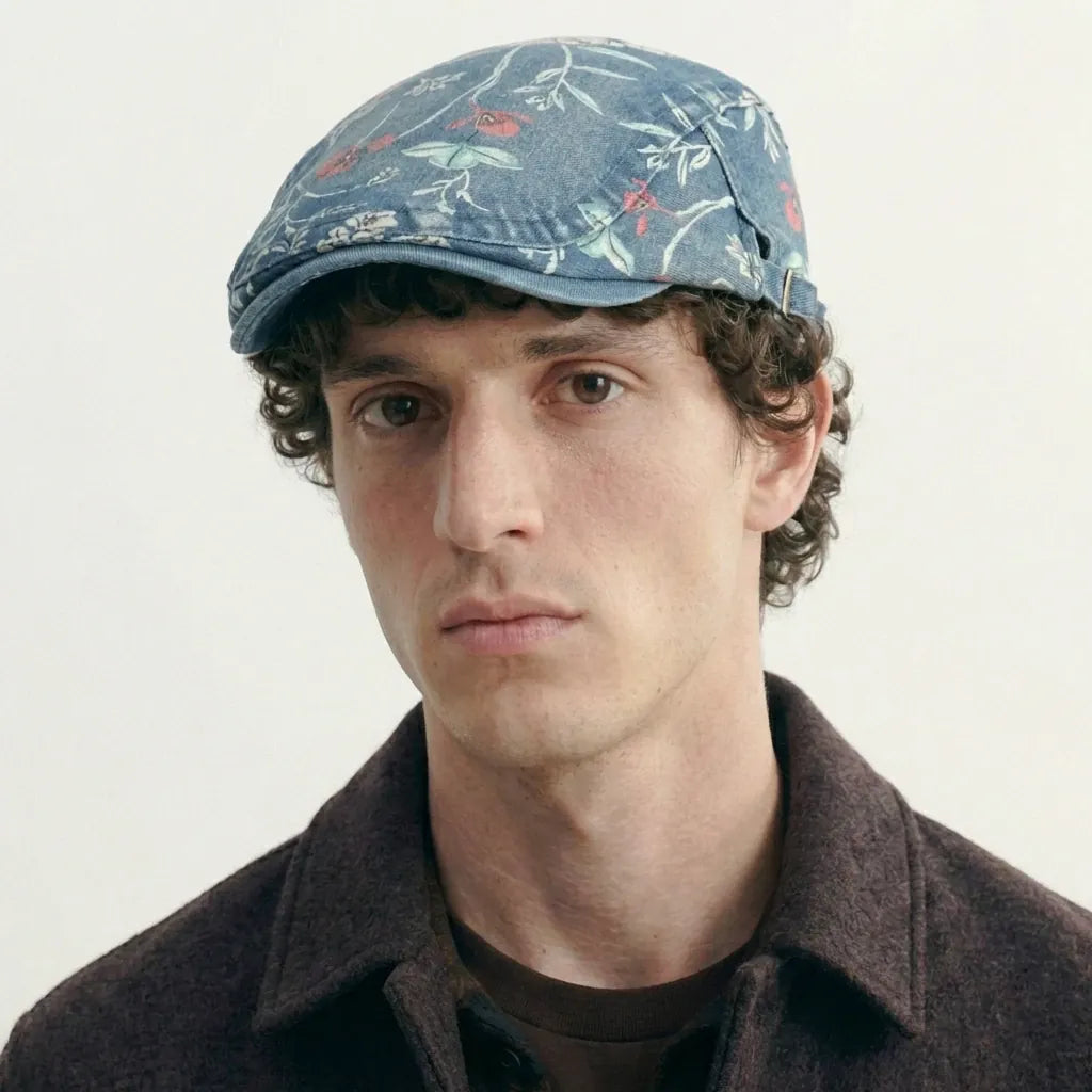 Men's Floral Beret
