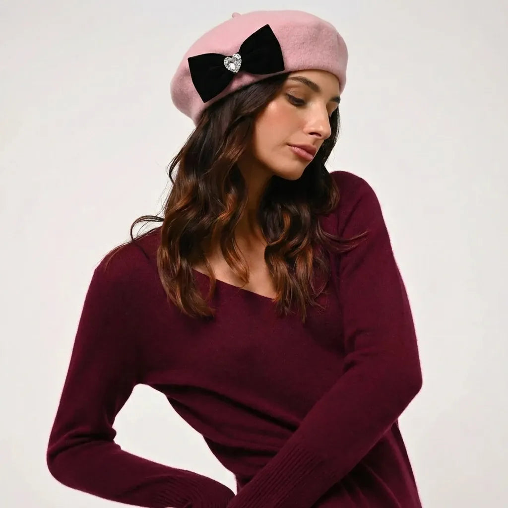 Bow Tie Beret