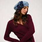Beret with Flower
