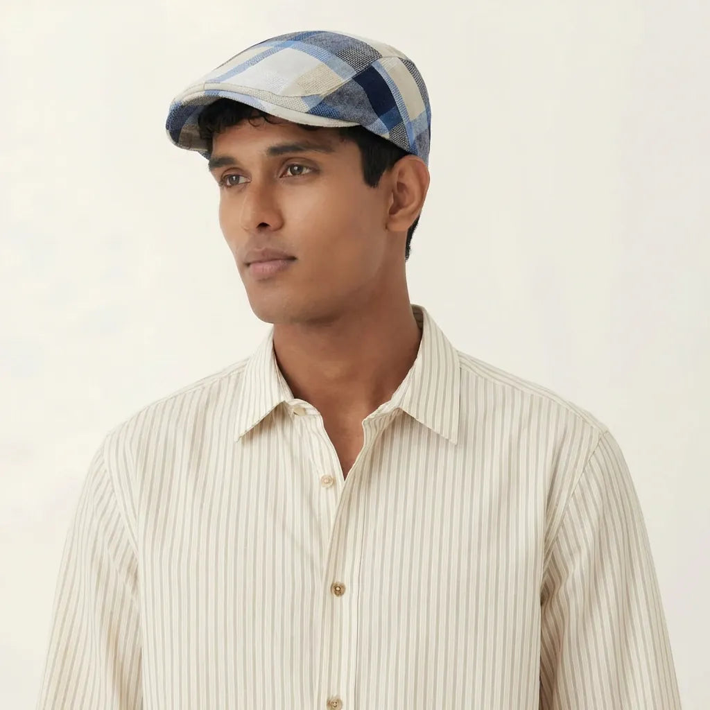 Men's Plaid Beret