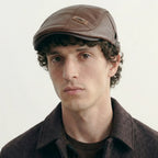 Leather Beret For Men
