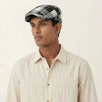 Young Men's Plaid Beret