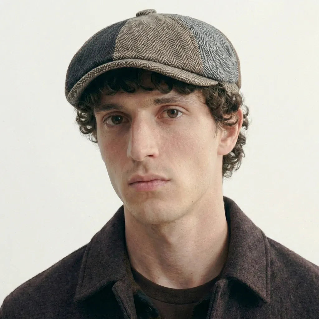 Men's Tartan Gavroche Cap