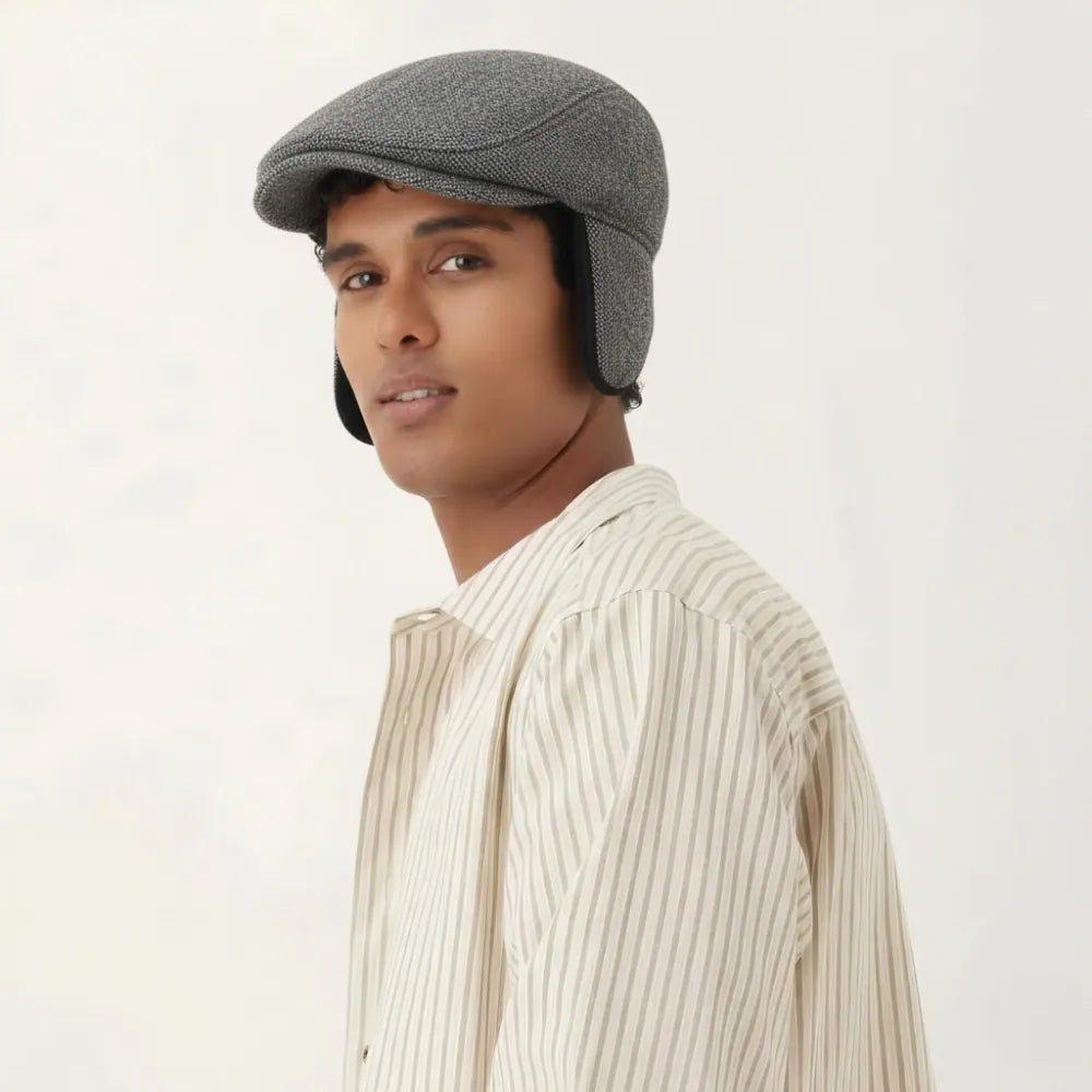 Men's Ear Flap Beret