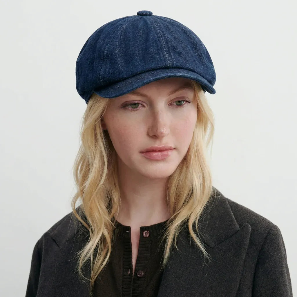 Women's Denim Gavroche Cap