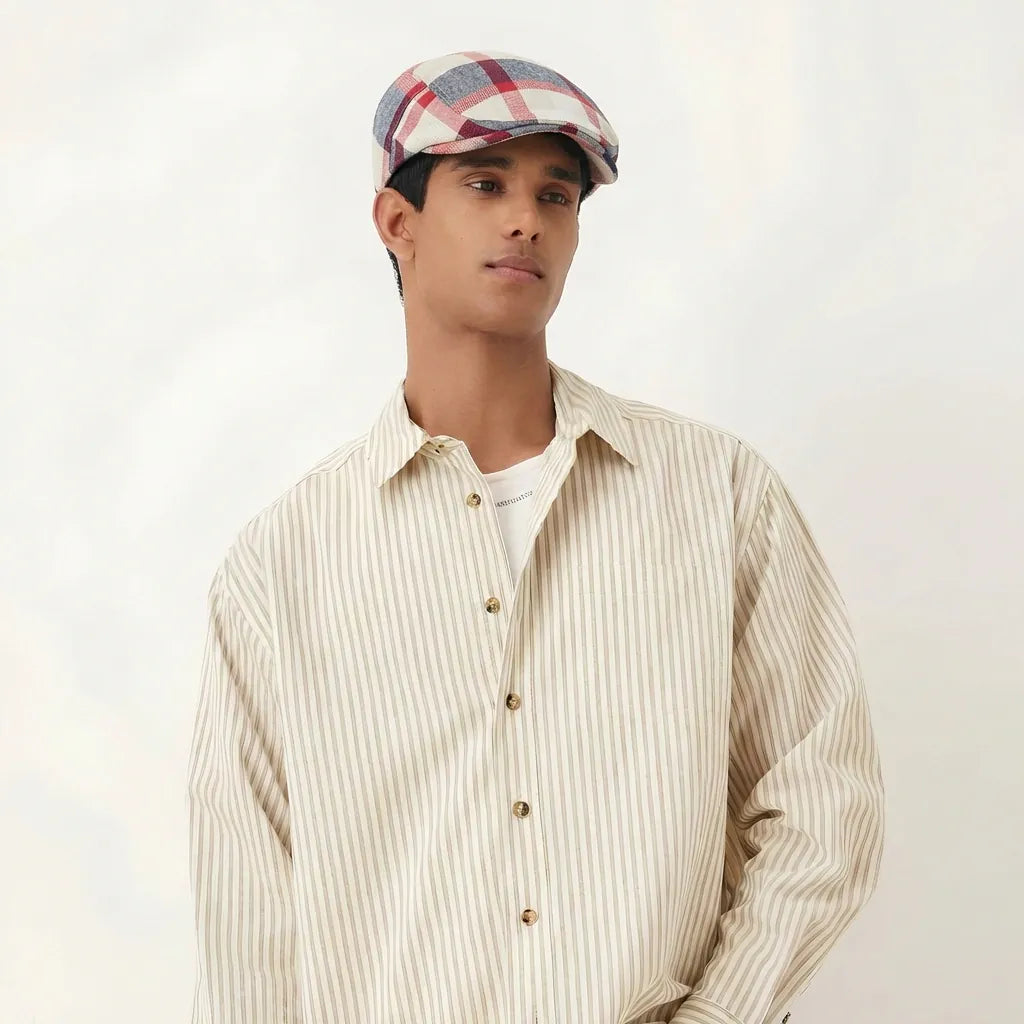 Men's Plaid Beret
