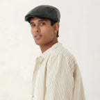 Men's Leather Beret Cap