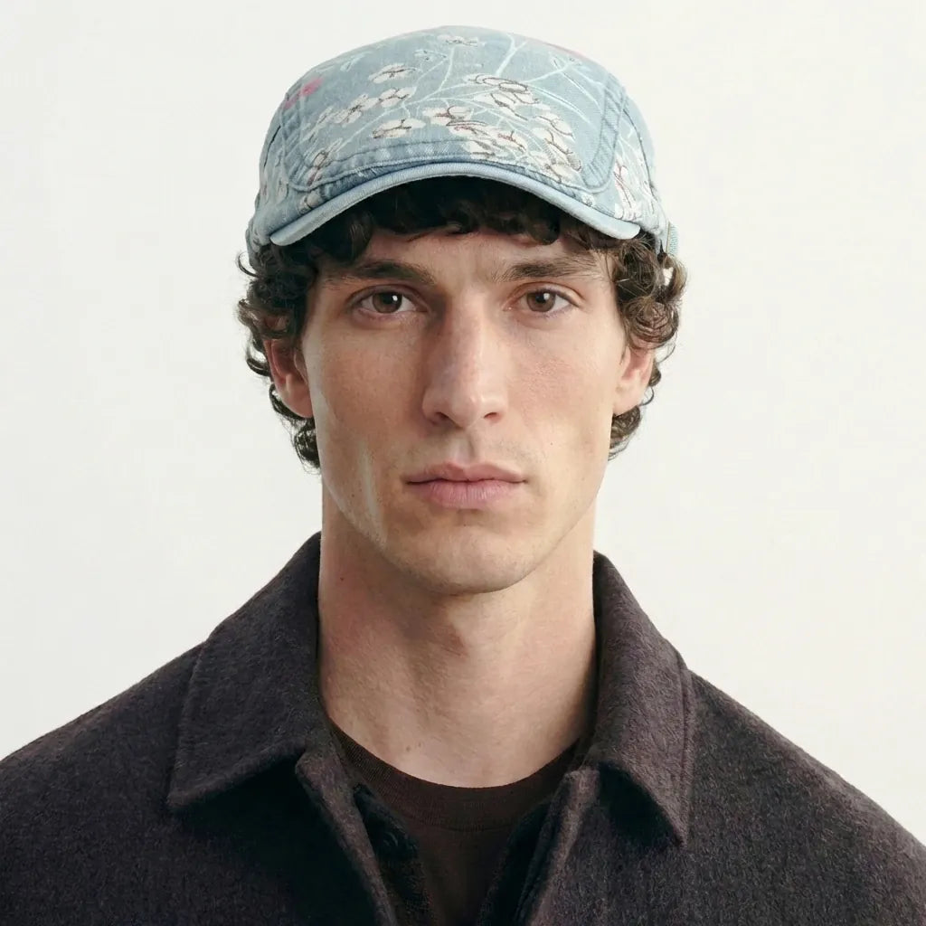 Men's Floral Beret
