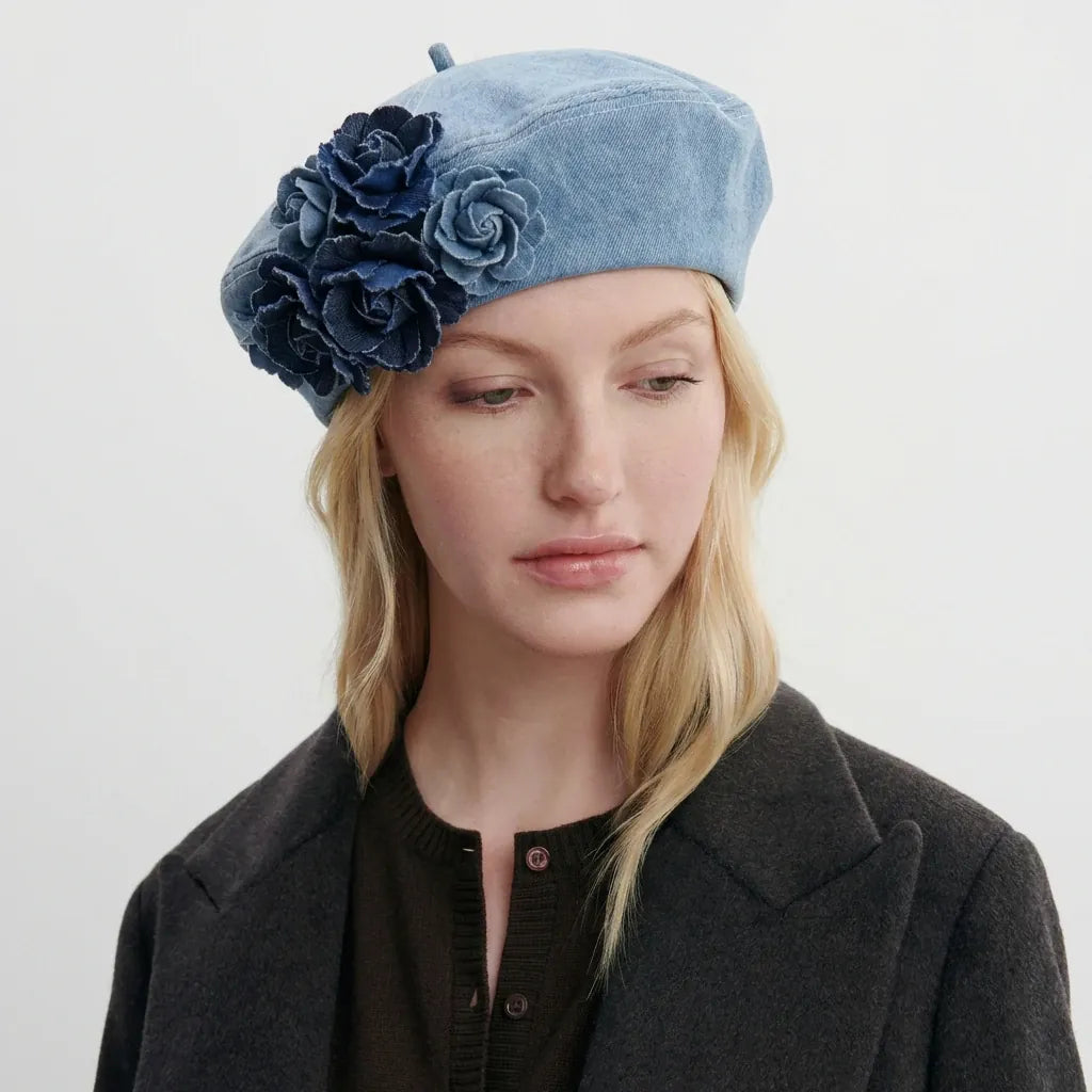 Beret with Flower