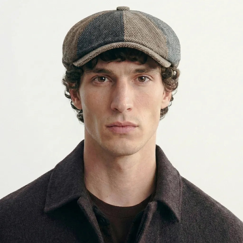 Men's Tartan Gavroche Cap