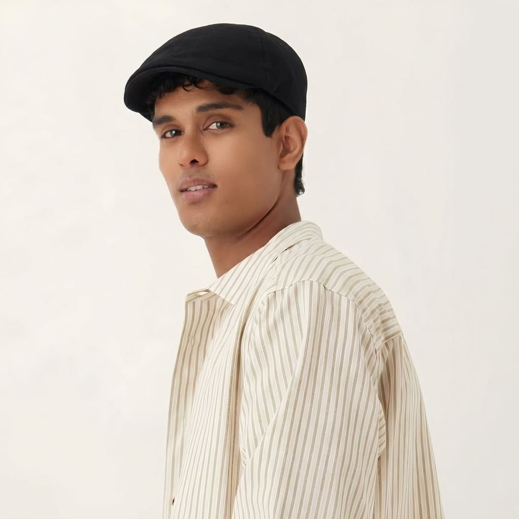 Cotton Beret Cap