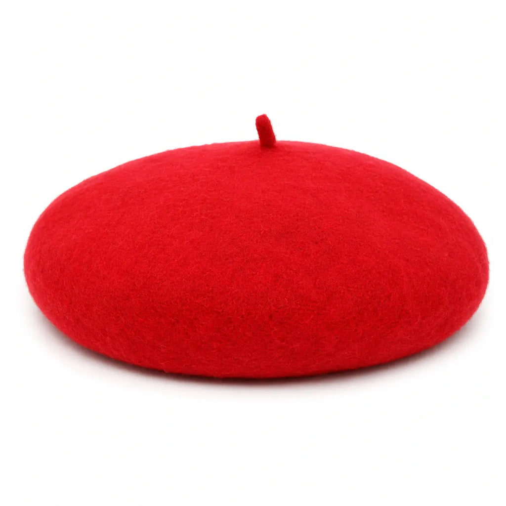 Women's Red French Beret