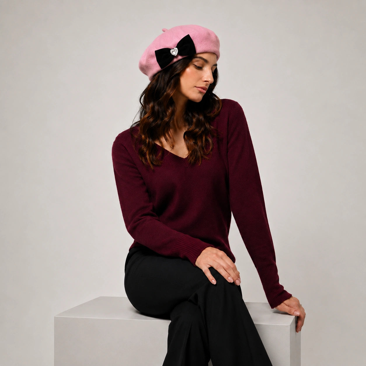 Bow Tie Beret