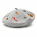 Women's Embroidered Beret