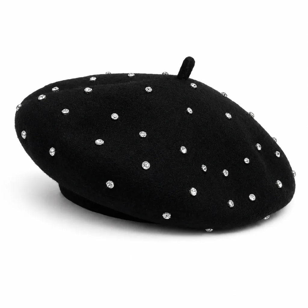 French Beret with Pearls