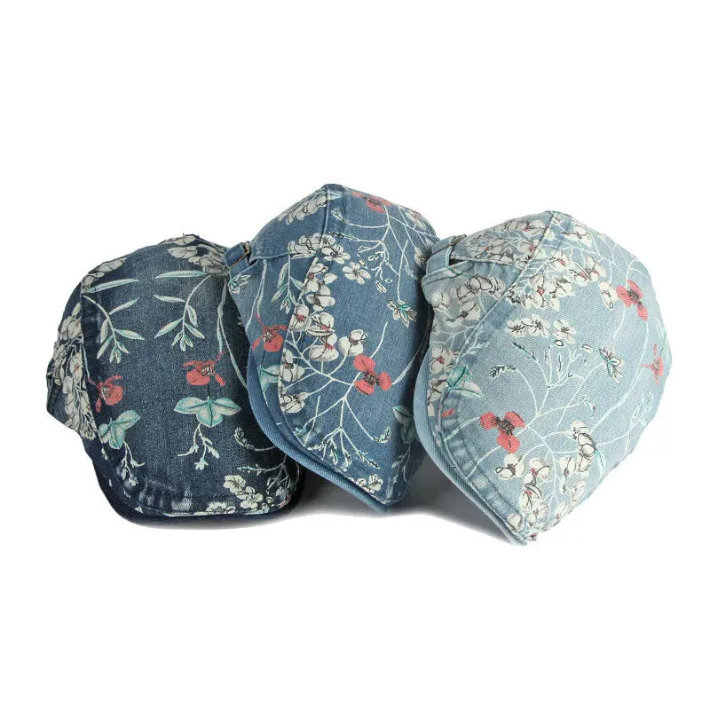 Men's Floral Beret