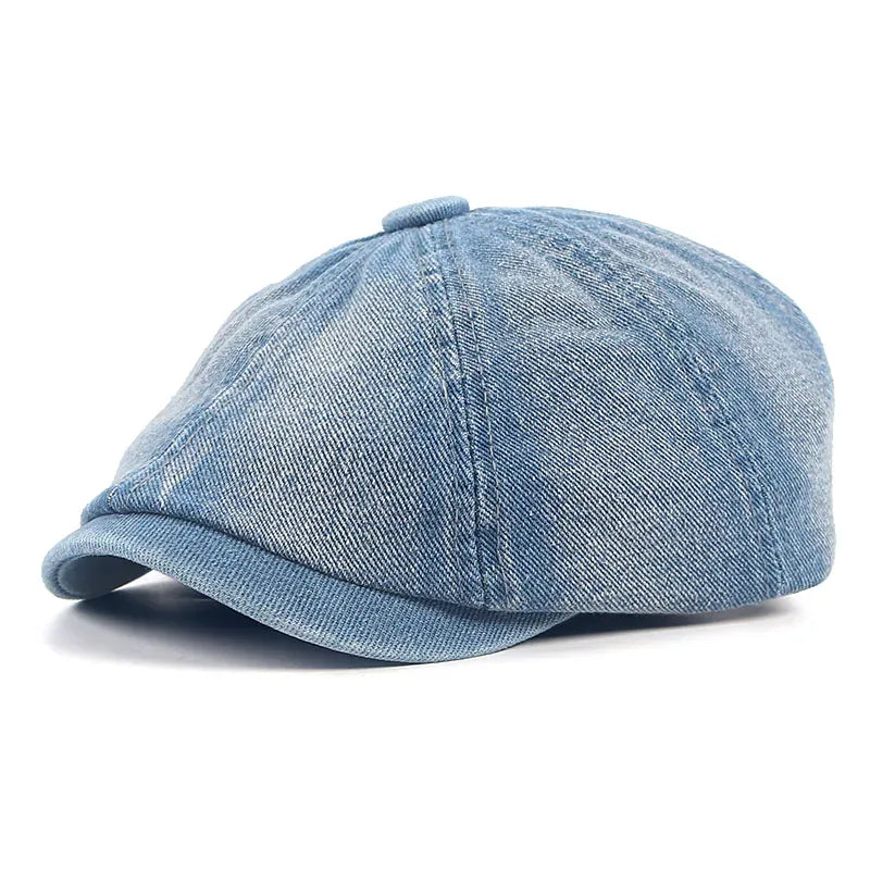 Women's Denim Gavroche Cap