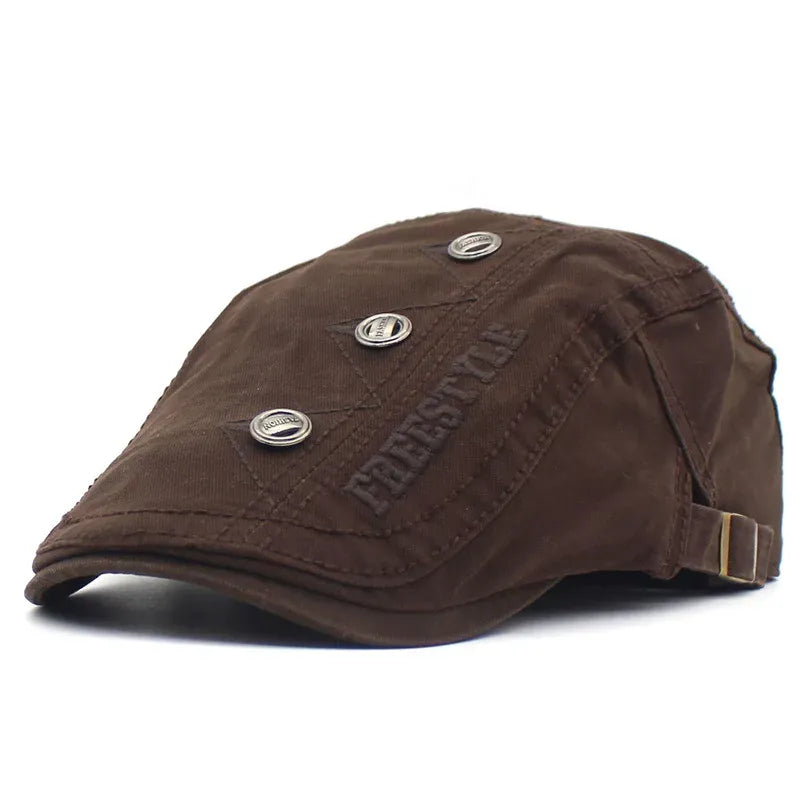 Men's Adjustable Summer Beret Cap