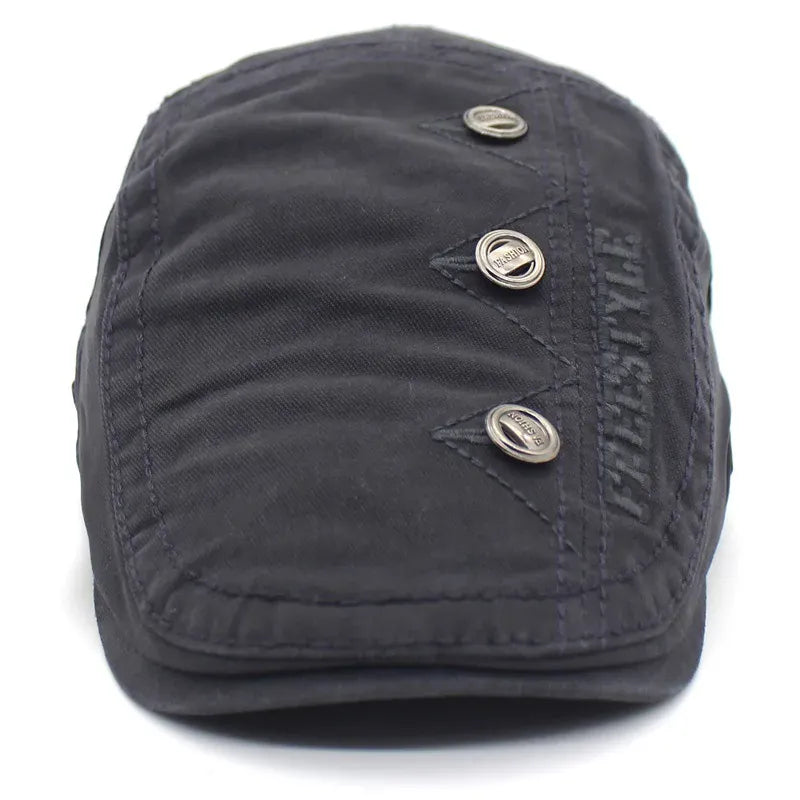 Men's Adjustable Summer Beret Cap