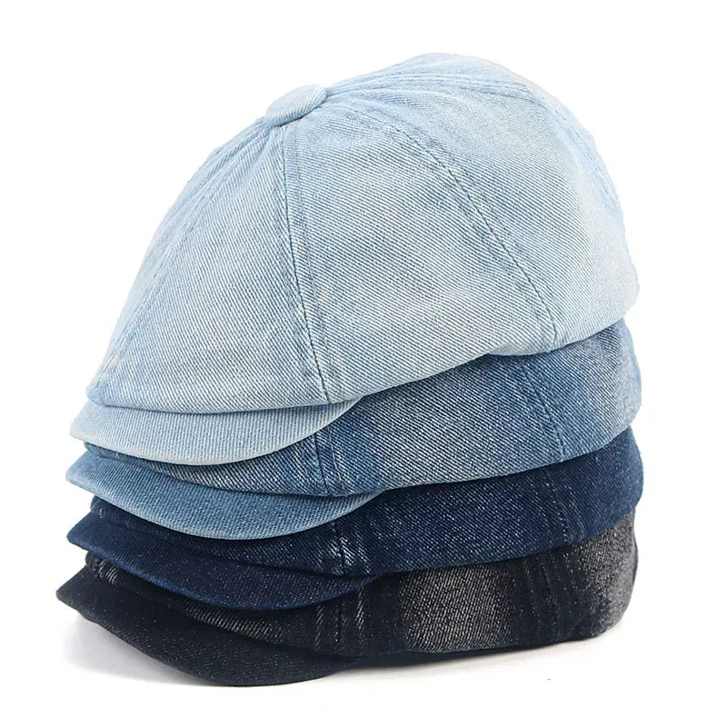Women's Denim Gavroche Cap
