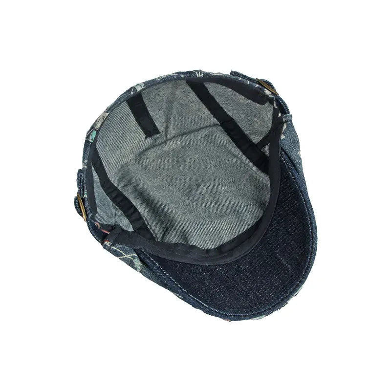 Men's Floral Beret