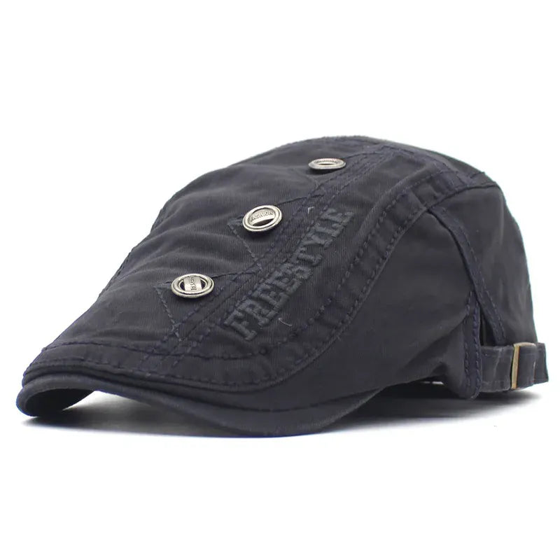 Men's Adjustable Summer Beret Cap