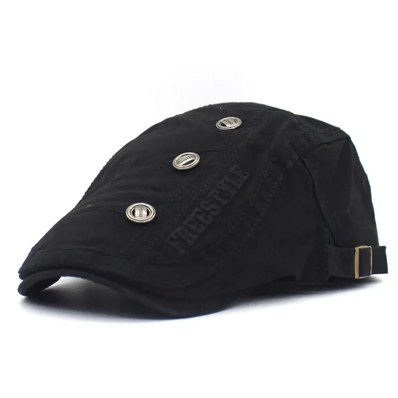 Men's Adjustable Summer Beret Cap