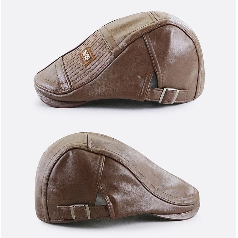 Beret Hat Leather