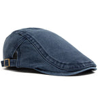 Men's Denim Beret Cap