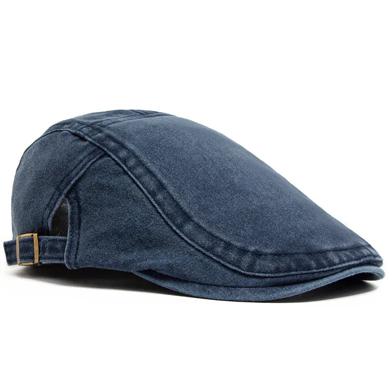 Men's Denim Beret Cap