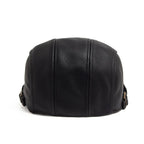 Men's Leather Beret Cap