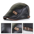 Leather Beret For Men