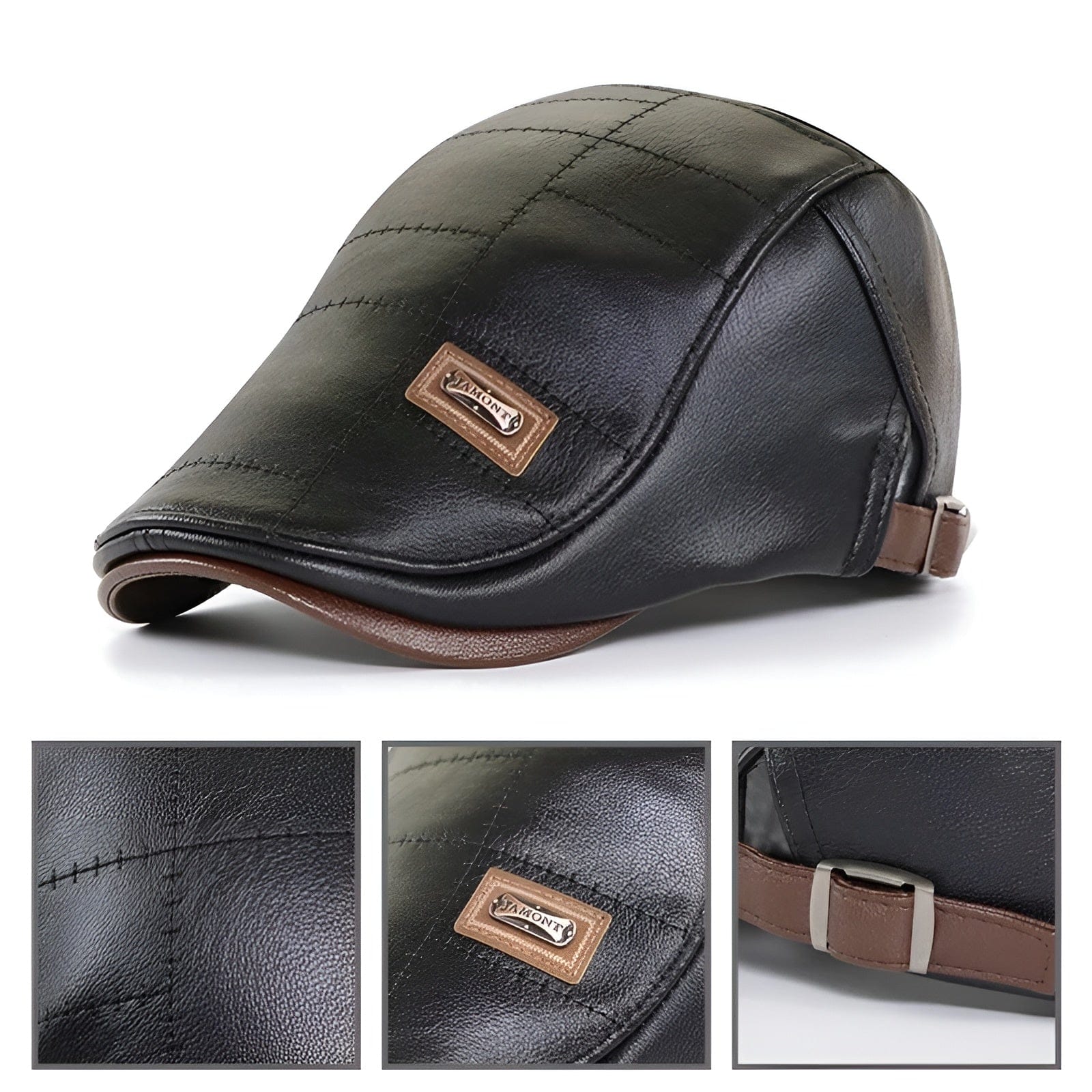 Leather Beret For Men