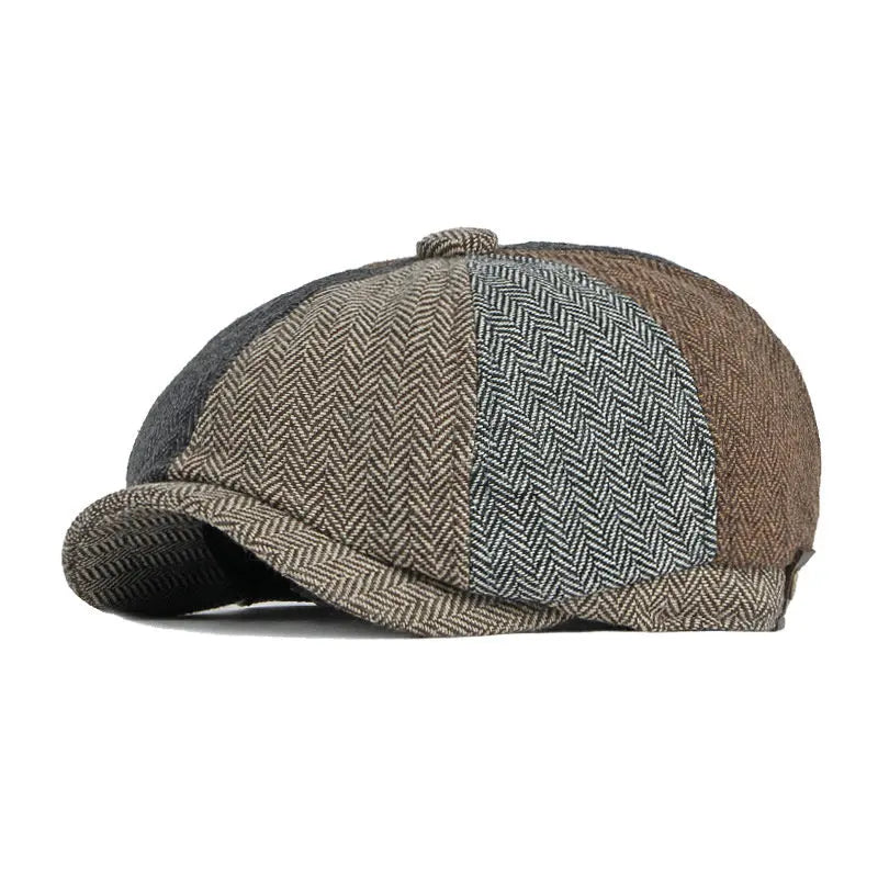 Men's Tartan Gavroche Cap
