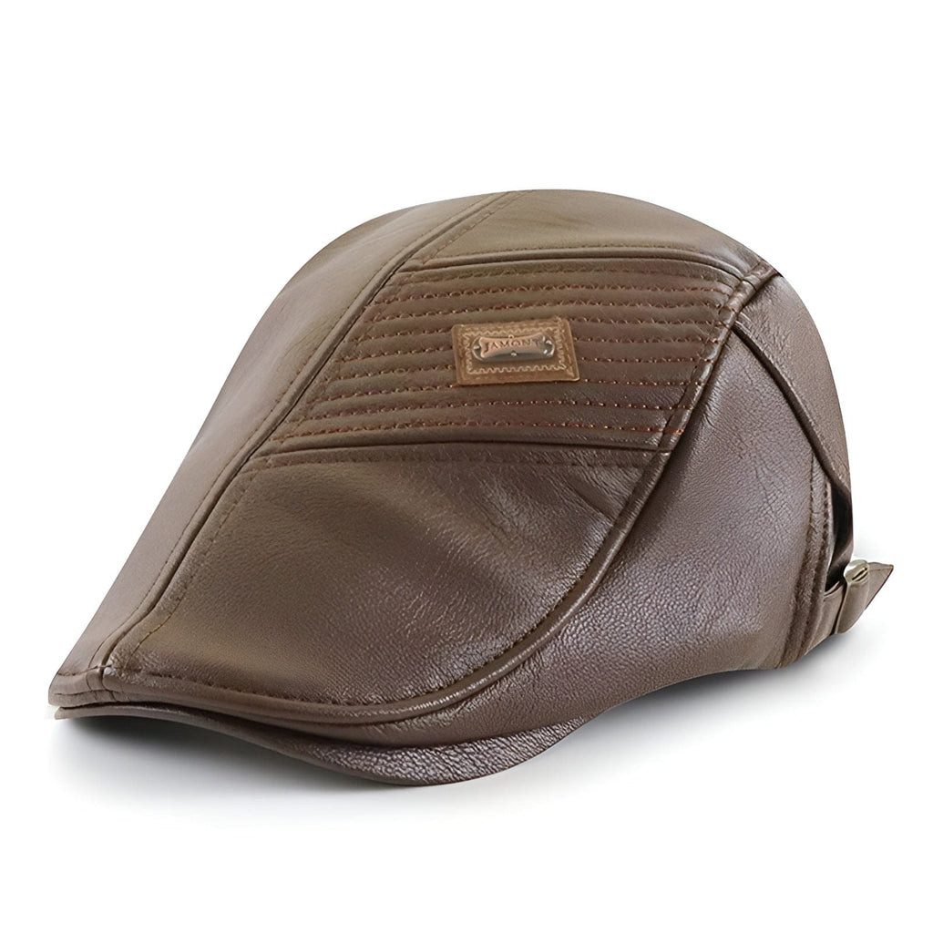 Beret Hat Leather