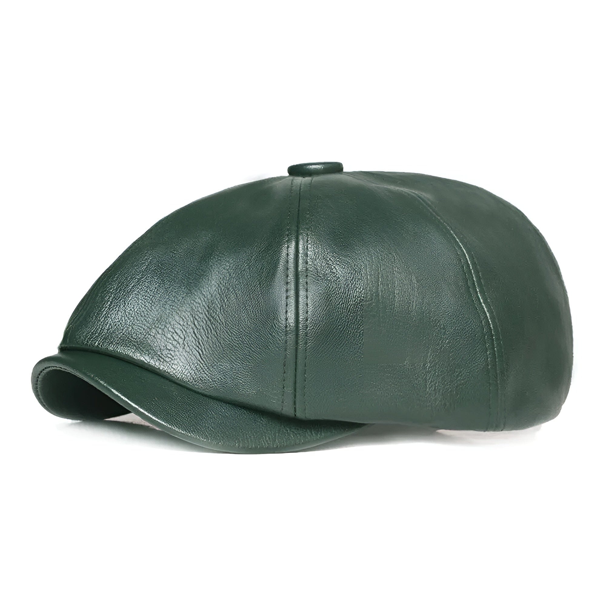 Men's Leather Gavroche Cap