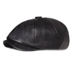Men's Leather Gavroche Cap