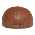 Men's Leather Gavroche Cap