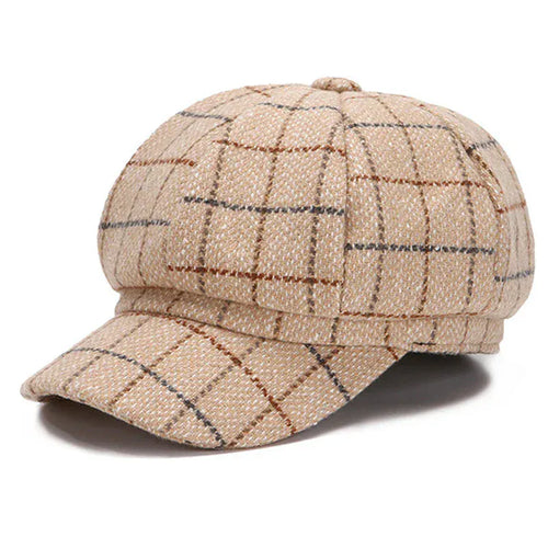 Women's Plaid Beret