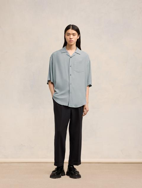 Ami Paris Short Sleeve Boxy Shirt