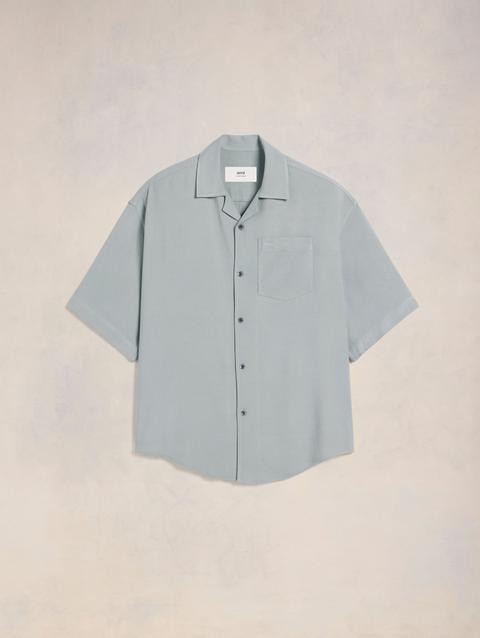 Ami Paris Short Sleeve Boxy Shirt