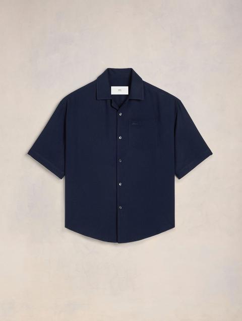 Ami Paris Short Sleeve Boxy Shirt