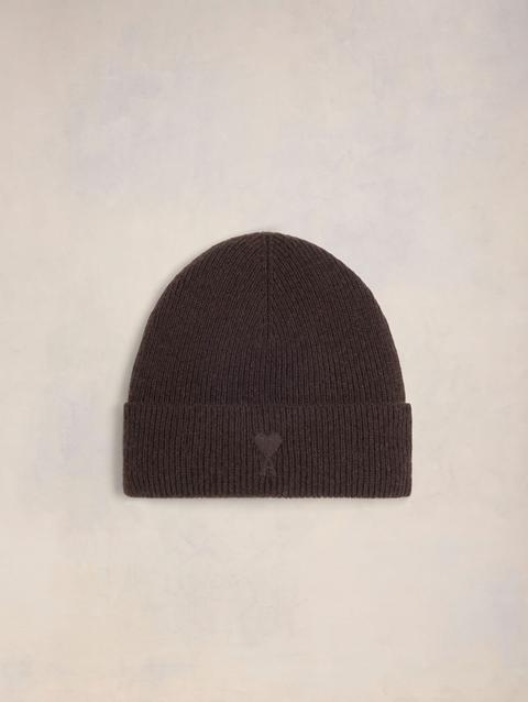 Ami Paris Cashmere Ami de Coeur Beanie