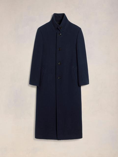 Ami Paris High Collar Coat