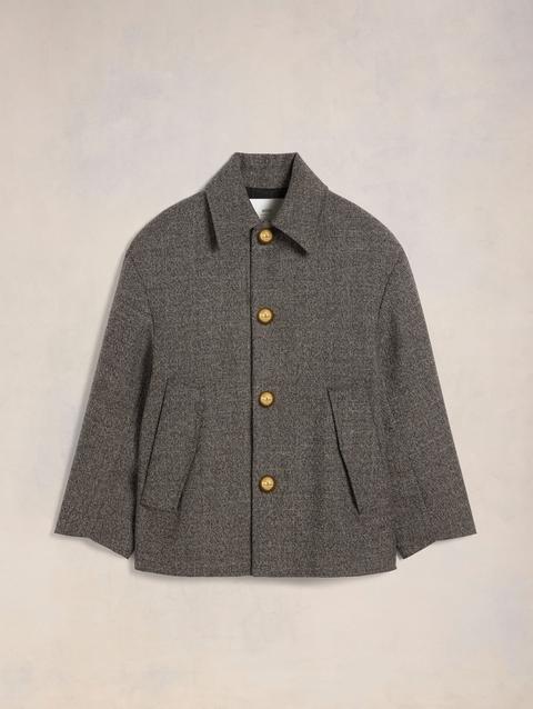 Ami Paris Short Belted Coat