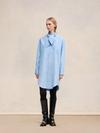 Ami Paris Scarf Collar Shirt Dress