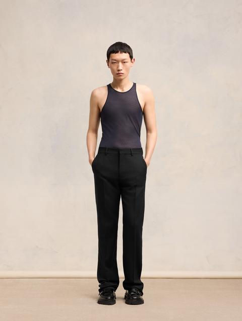 Ami Paris Straight Fit Trousers