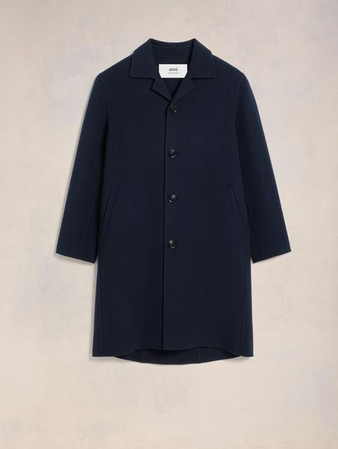 Ami Paris Belted Car Coat