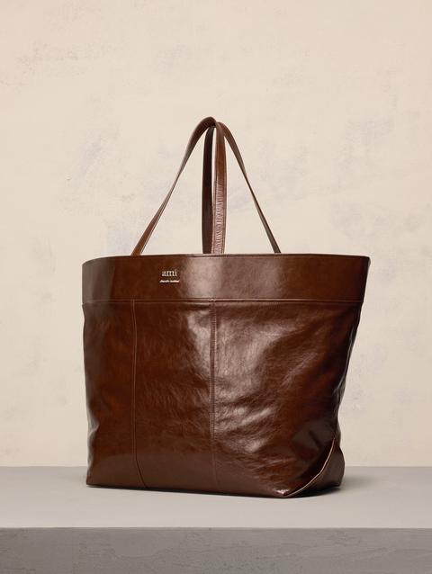 Ami Paris East West Maxi Ami Shopping Bag