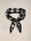 Ami Paris Check Print Scarf